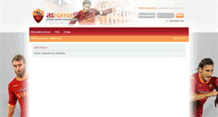 Desktop Screenshot of forum.asroma.pl