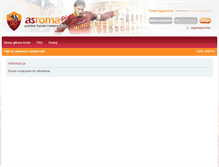 Tablet Screenshot of forum.asroma.pl
